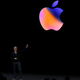 Apple CEO Tim Cook on stage at an event.